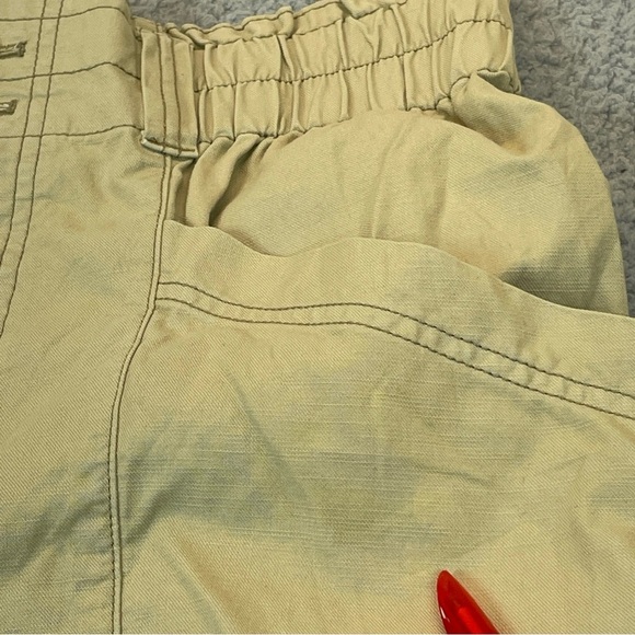 Free People Pants‎ Womens L Begie Ready to Run Cinch-Waist OB1235398 Parchment - Picture 15 of 15